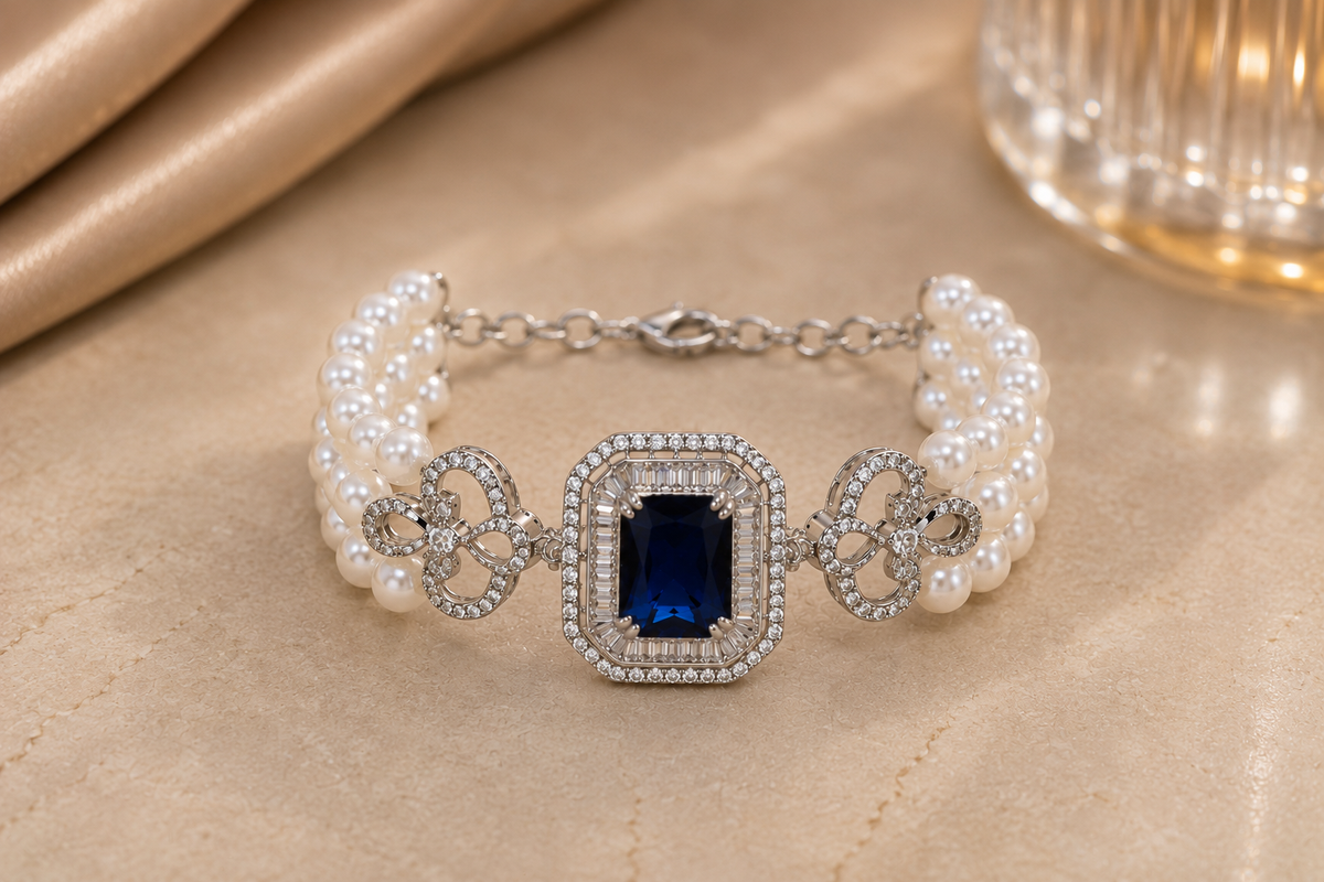 Sapphire Élégance Bracelet