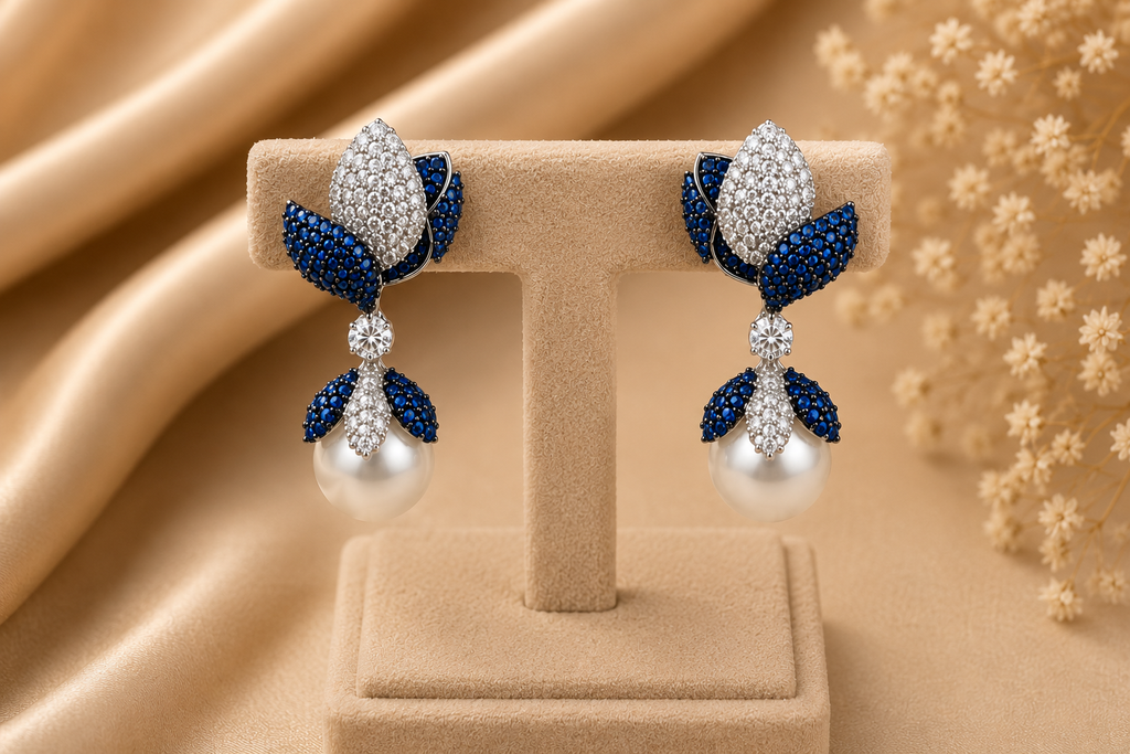 Sapphire Fleur Drops
