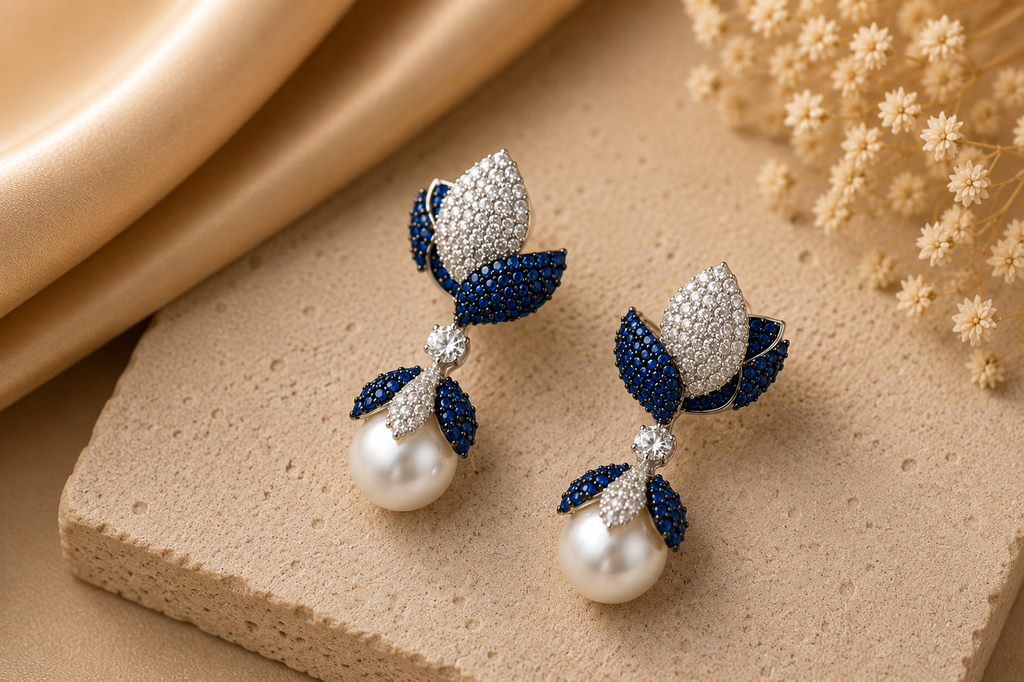 Sapphire Fleur Drops
