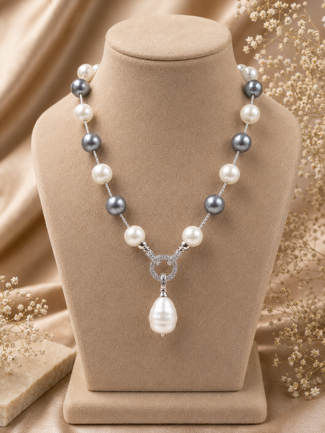 Noir Pearl Necklace