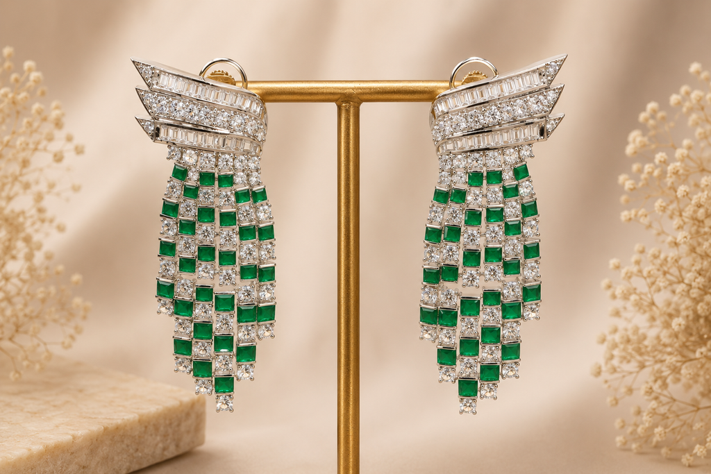 Verde Cascade Earrings