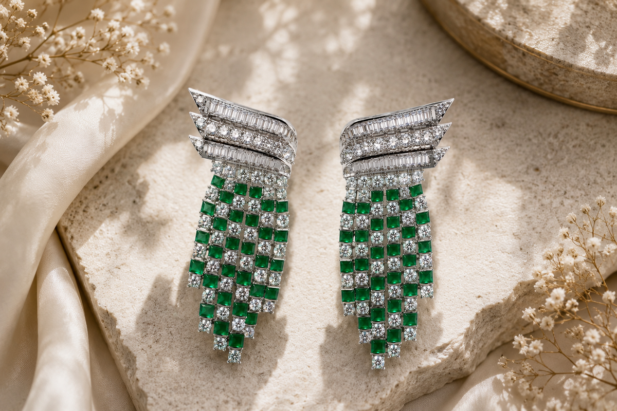 Verde Cascade Earrings