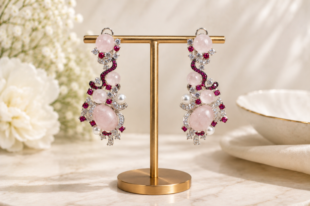 Rosé Reverie Earrings