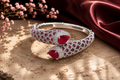 Crimson Serpentine Cuff