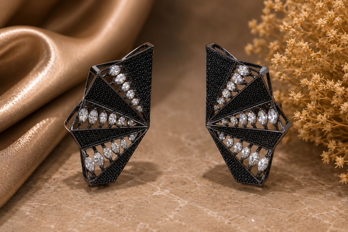 Noir Prism Earrings