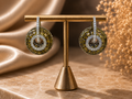 Verdant Halo Earrings