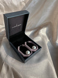 Pink Hoop Earrings
