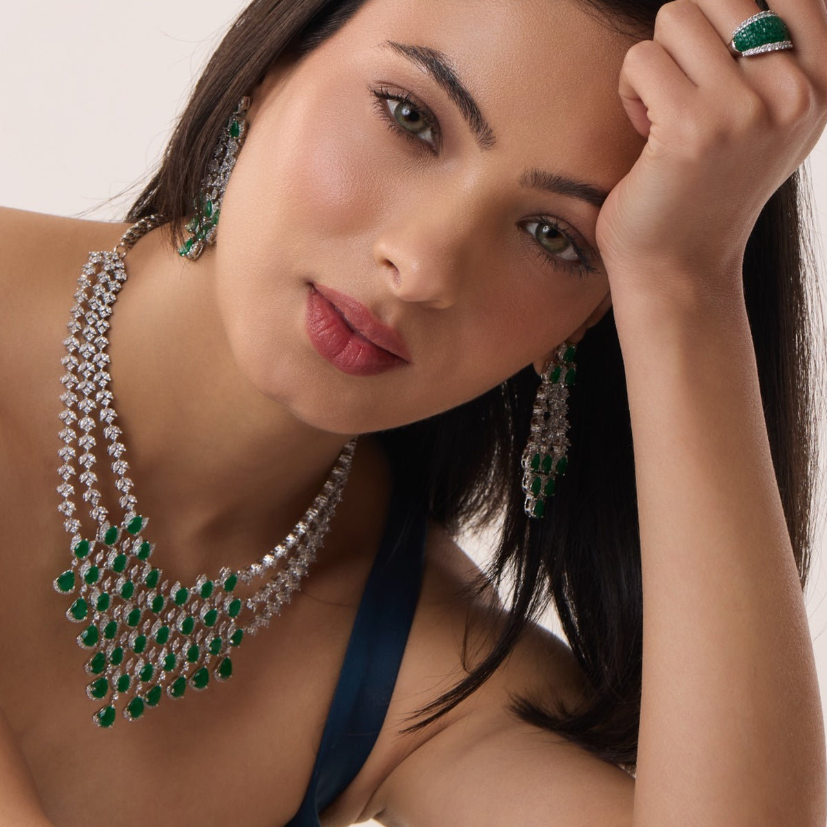 Emerald Cascade Set