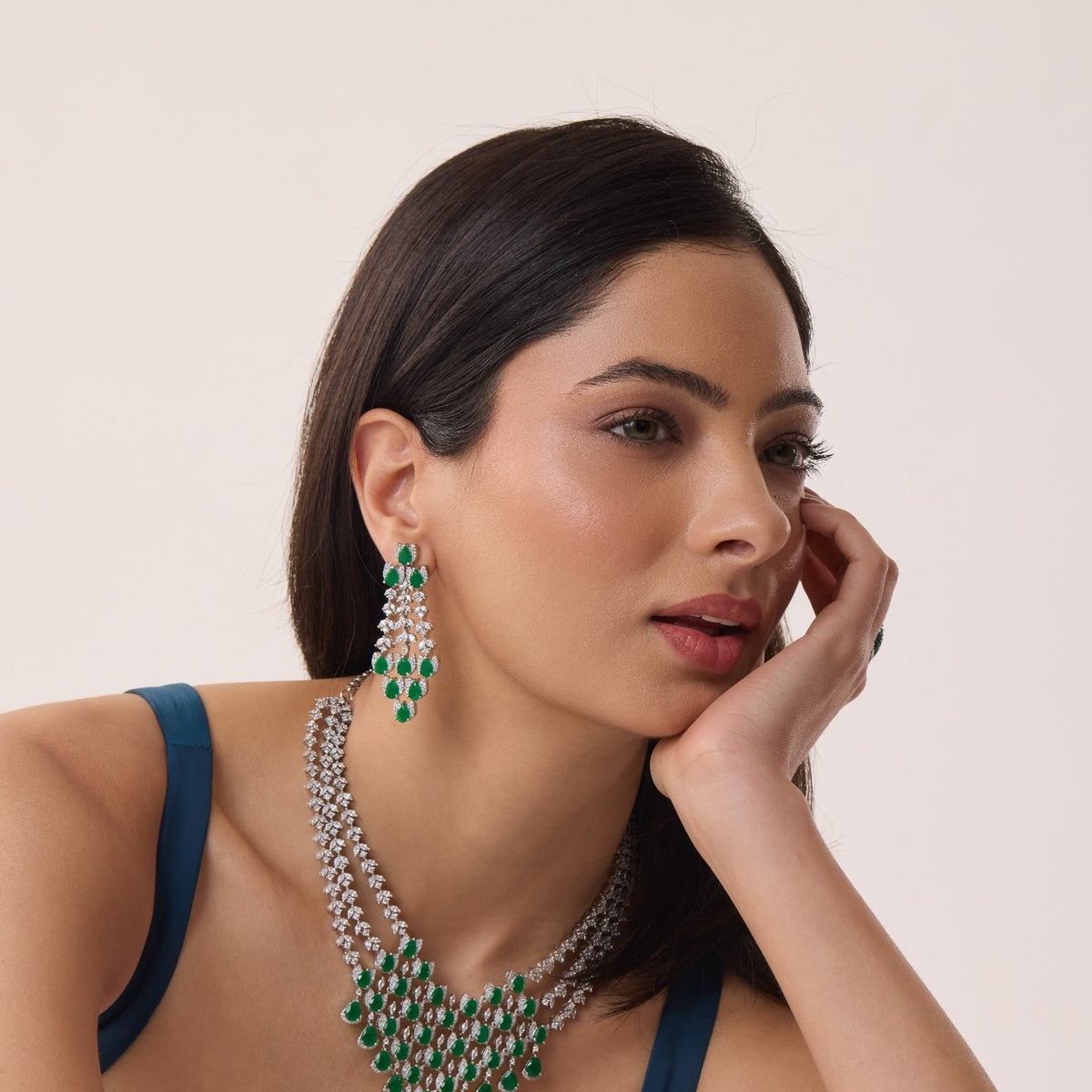 Emerald Cascade Set