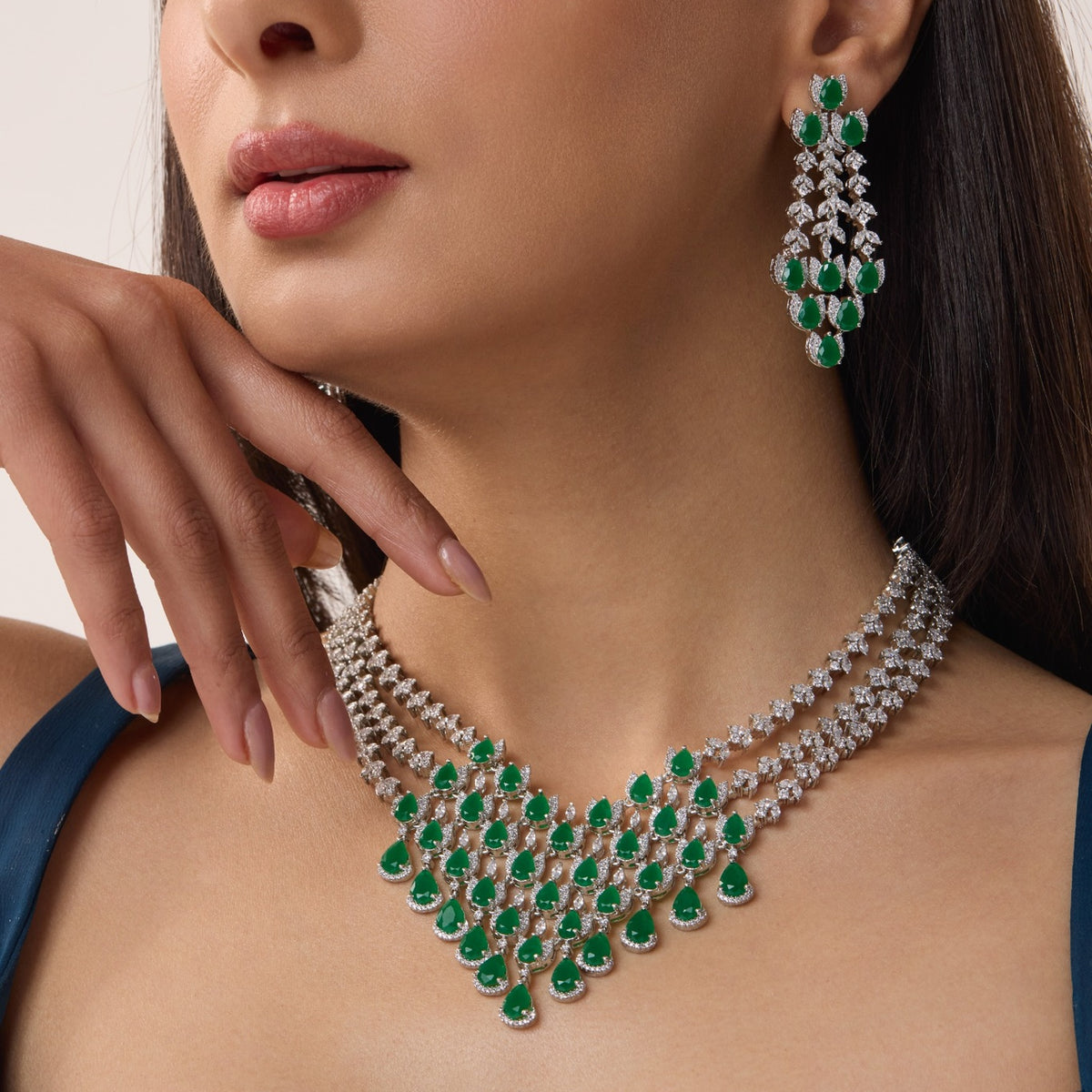 Emerald Cascade Set