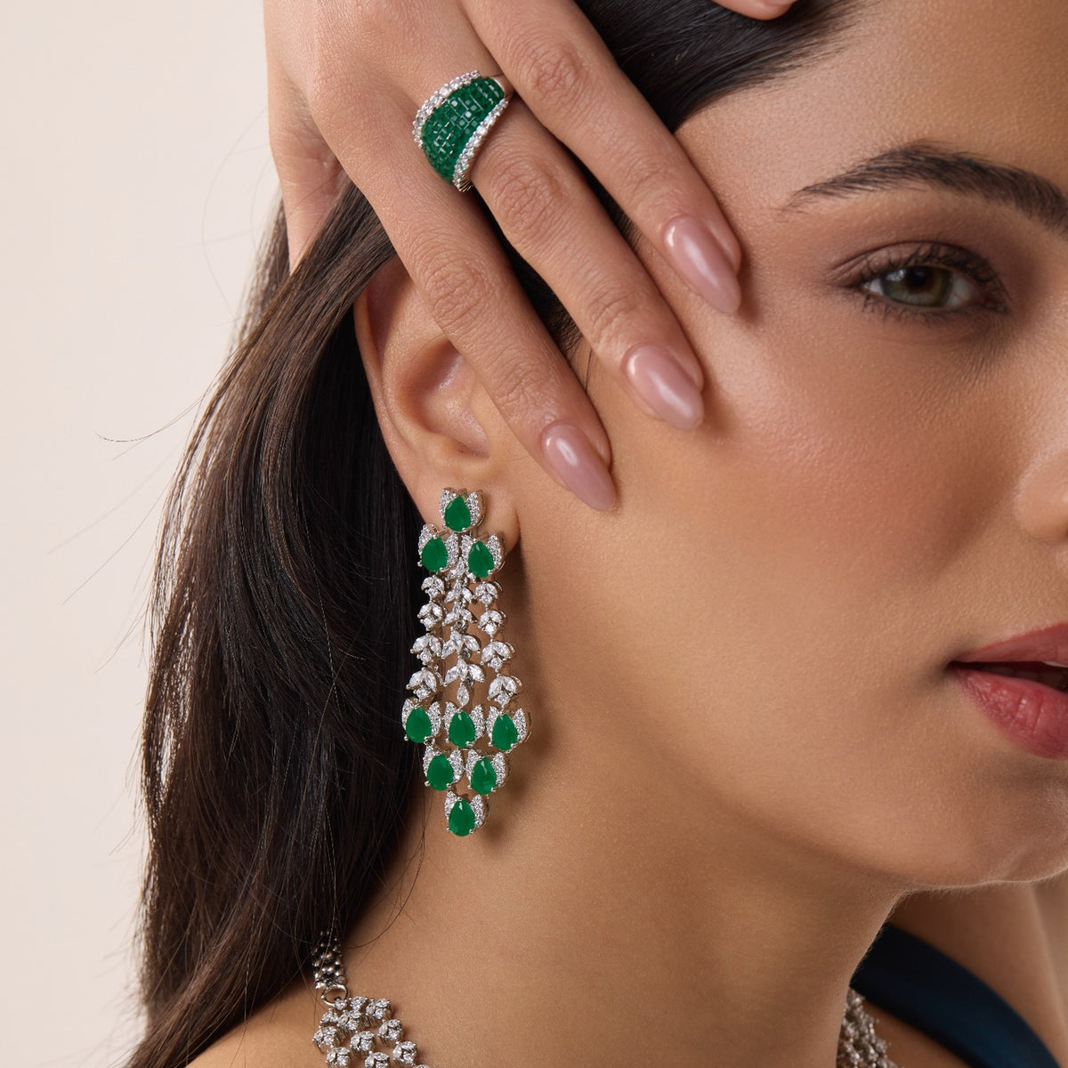 Emerald Cascade Set