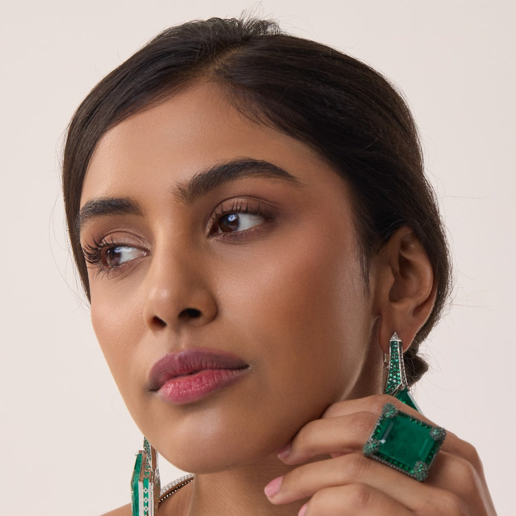 Emerald Monarch Ring