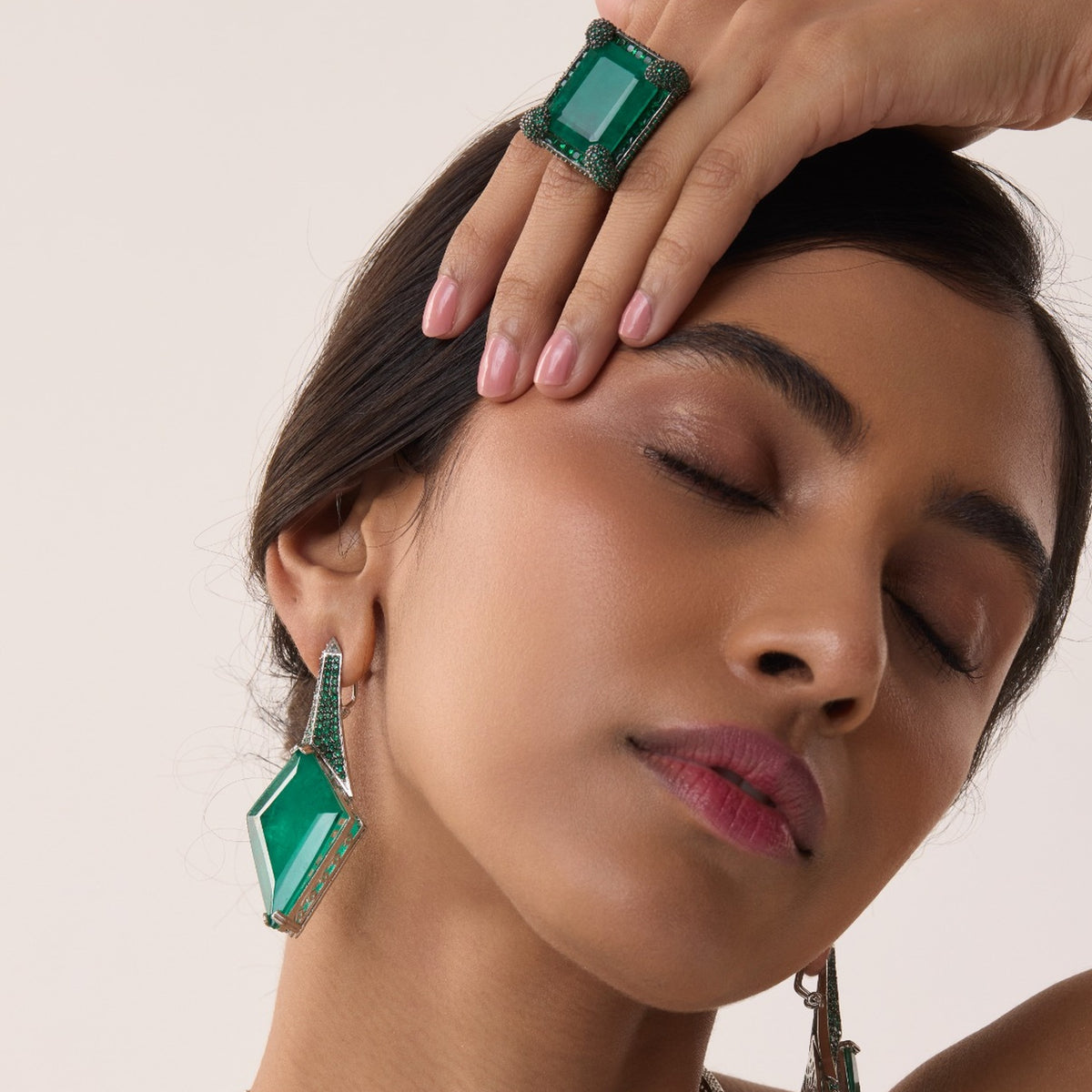 Emerald Monarch Ring