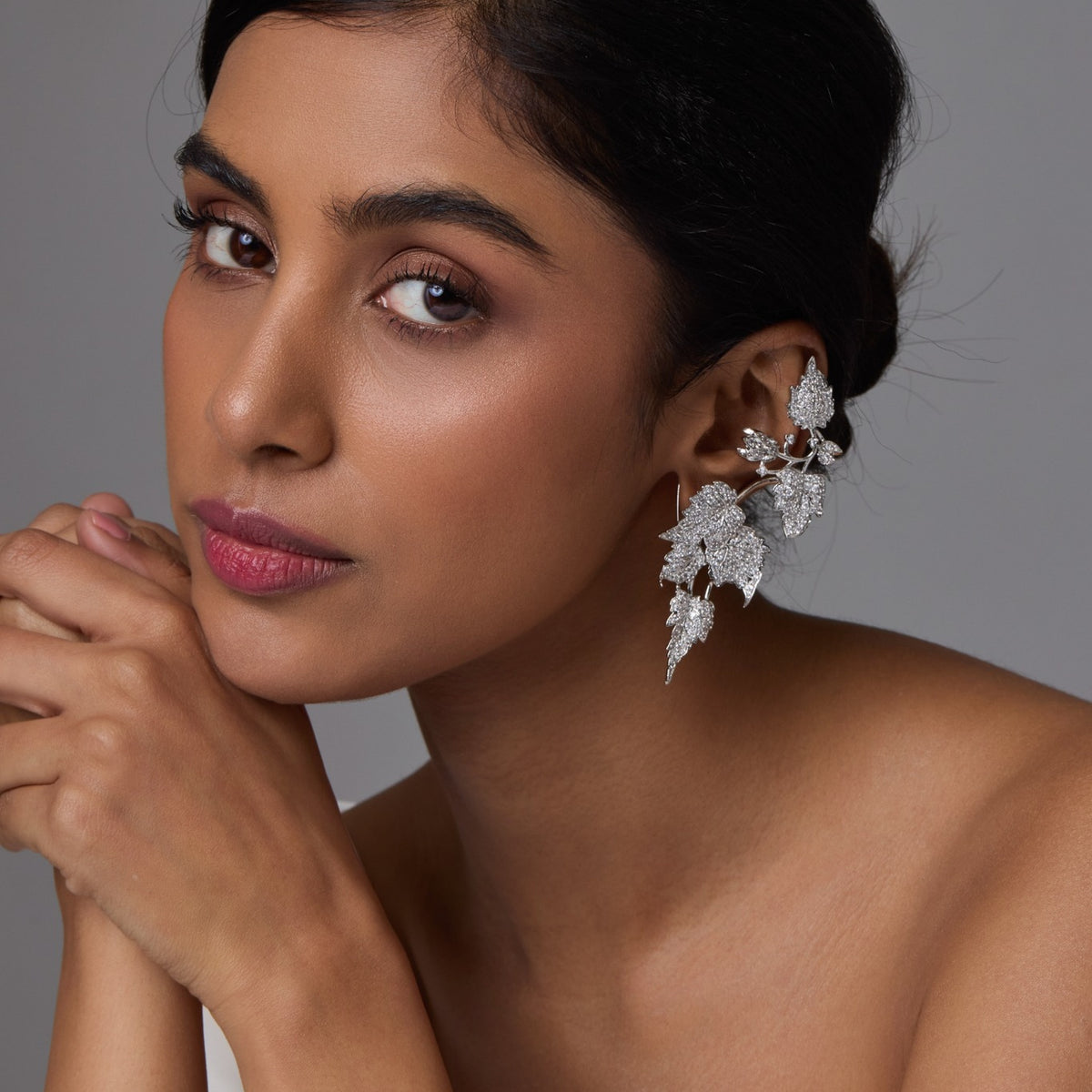 Ivory Vine Ear Cuffs