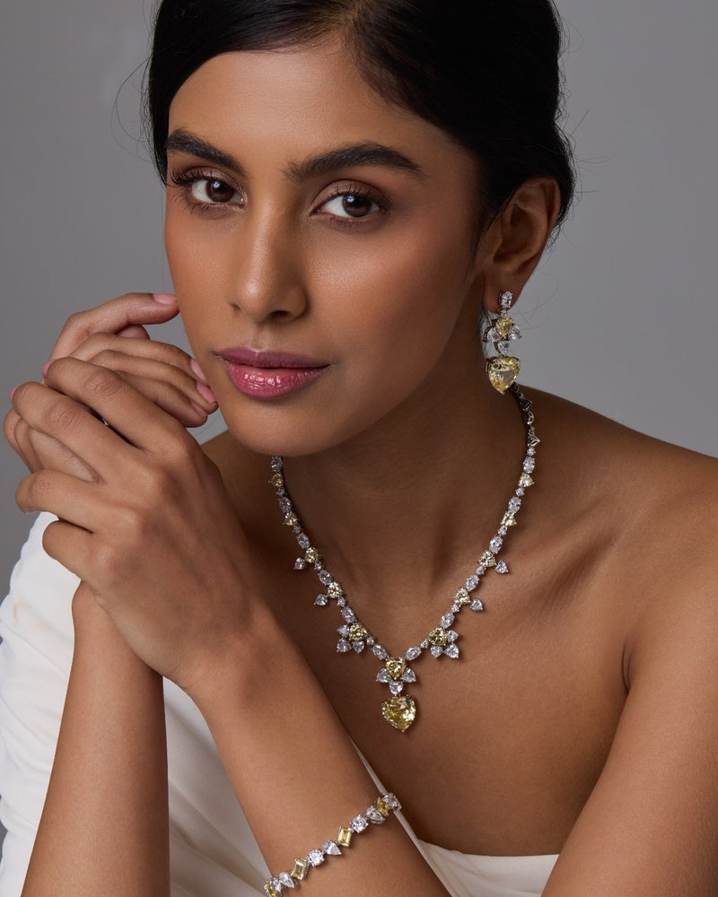 Aurielle Heart Crystal Set