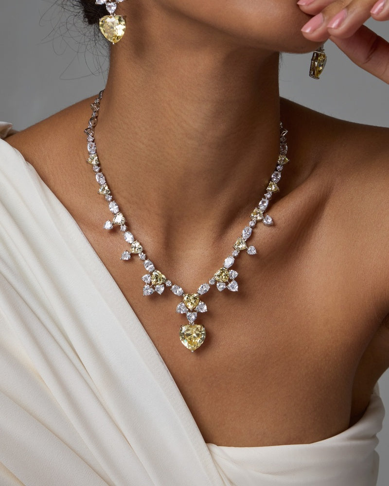Aurielle Heart Crystal Set