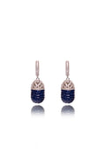 Sapphire Hoop Earrings