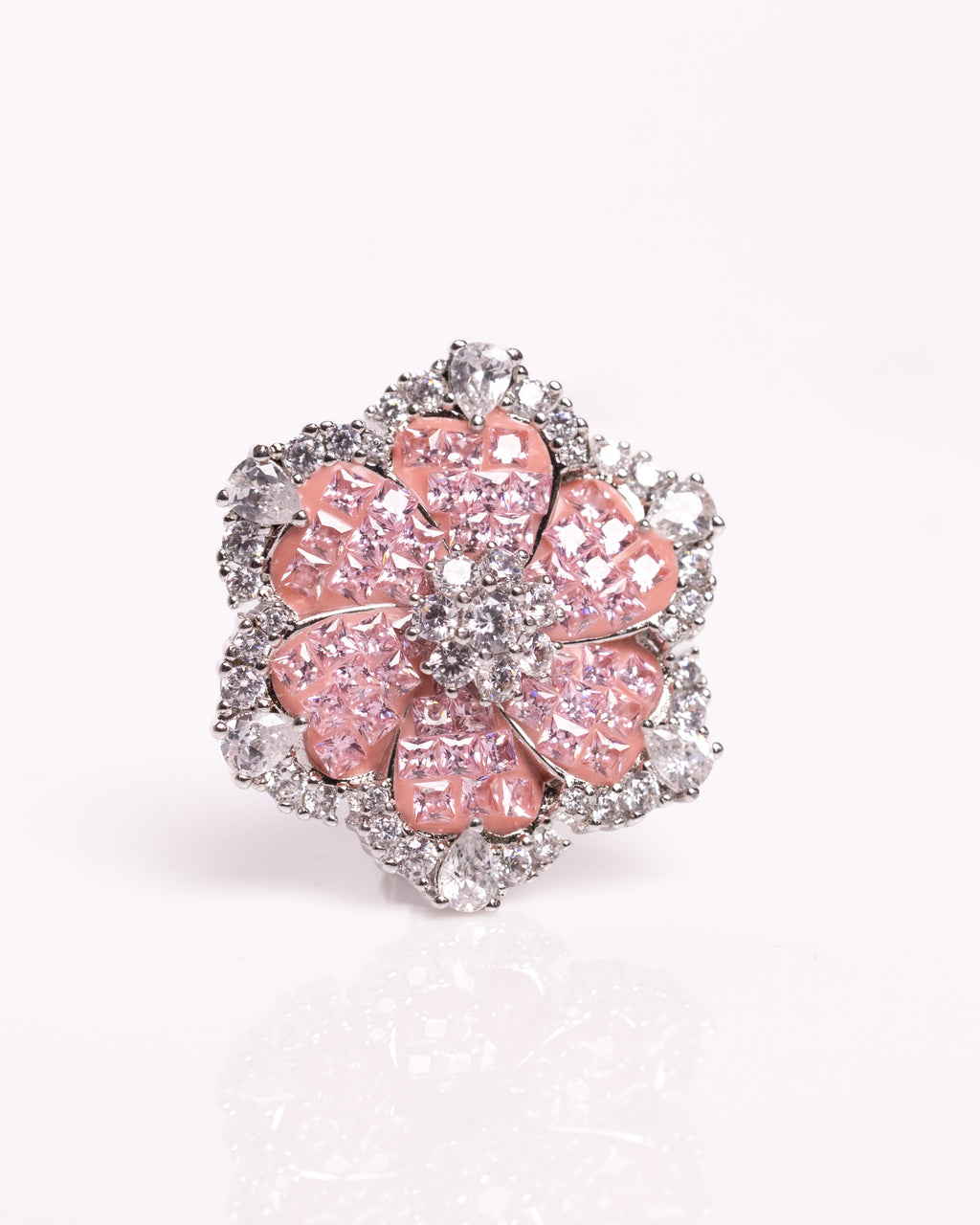 Pink Cosmas Studs