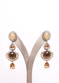 Gemstone Tear Drop Earrings
