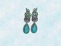 Sparkling Sapphire Doublet Earrings