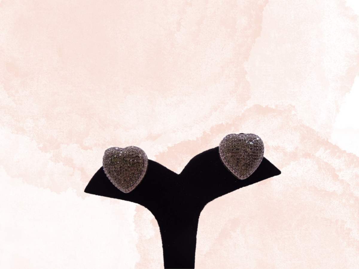Peridot Love Studs