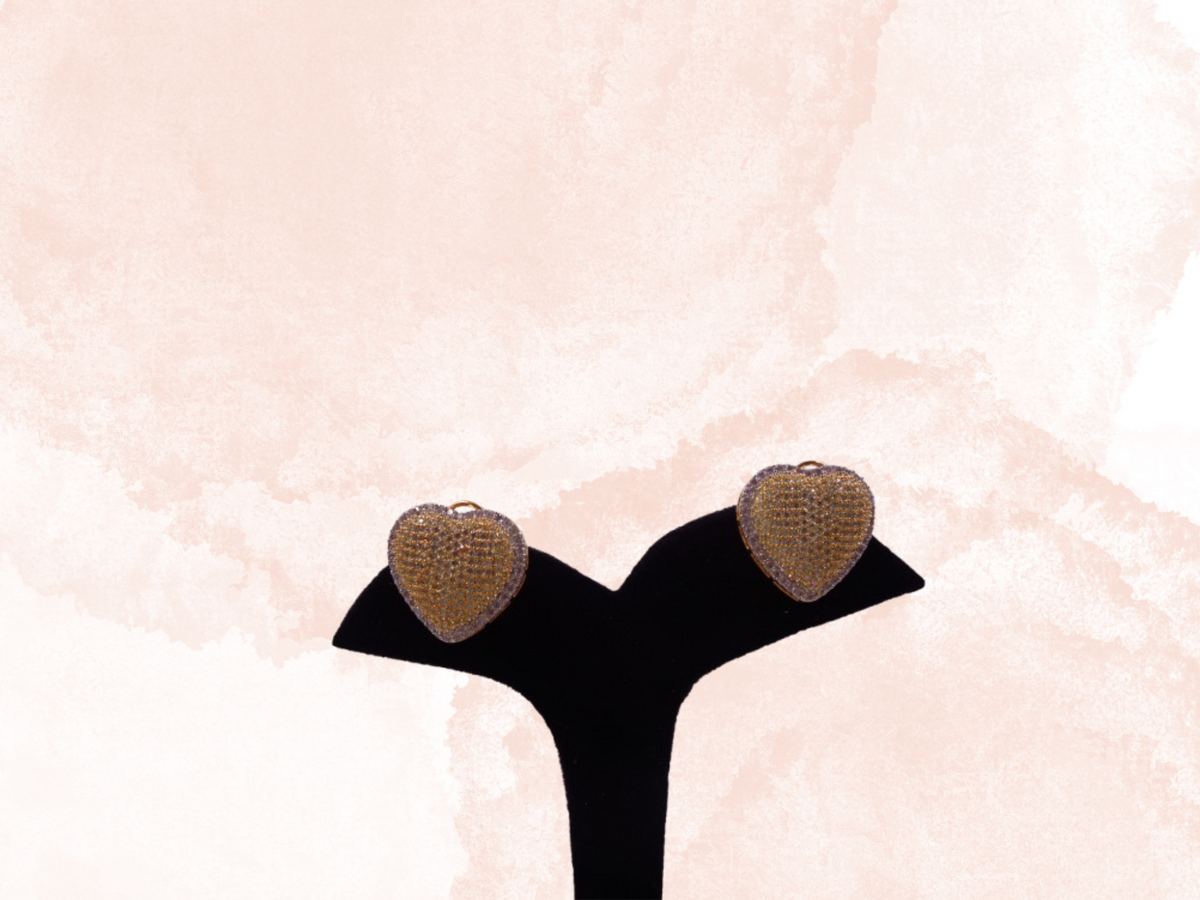Ocher Love Studs