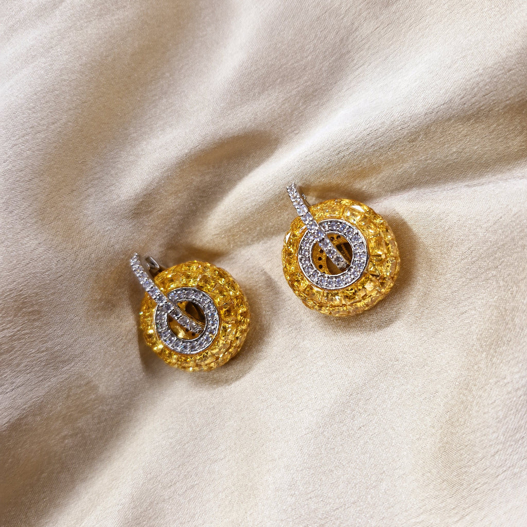 Sunlit Orbit Earrings