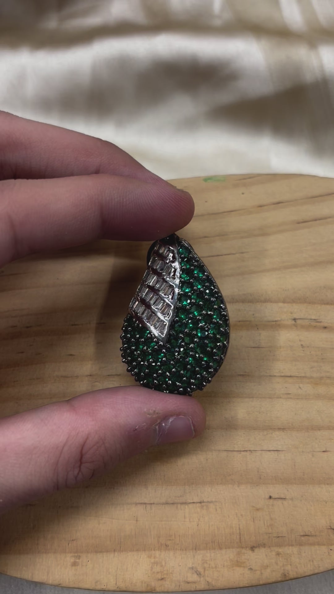 Emerald Eden Drop Earrings