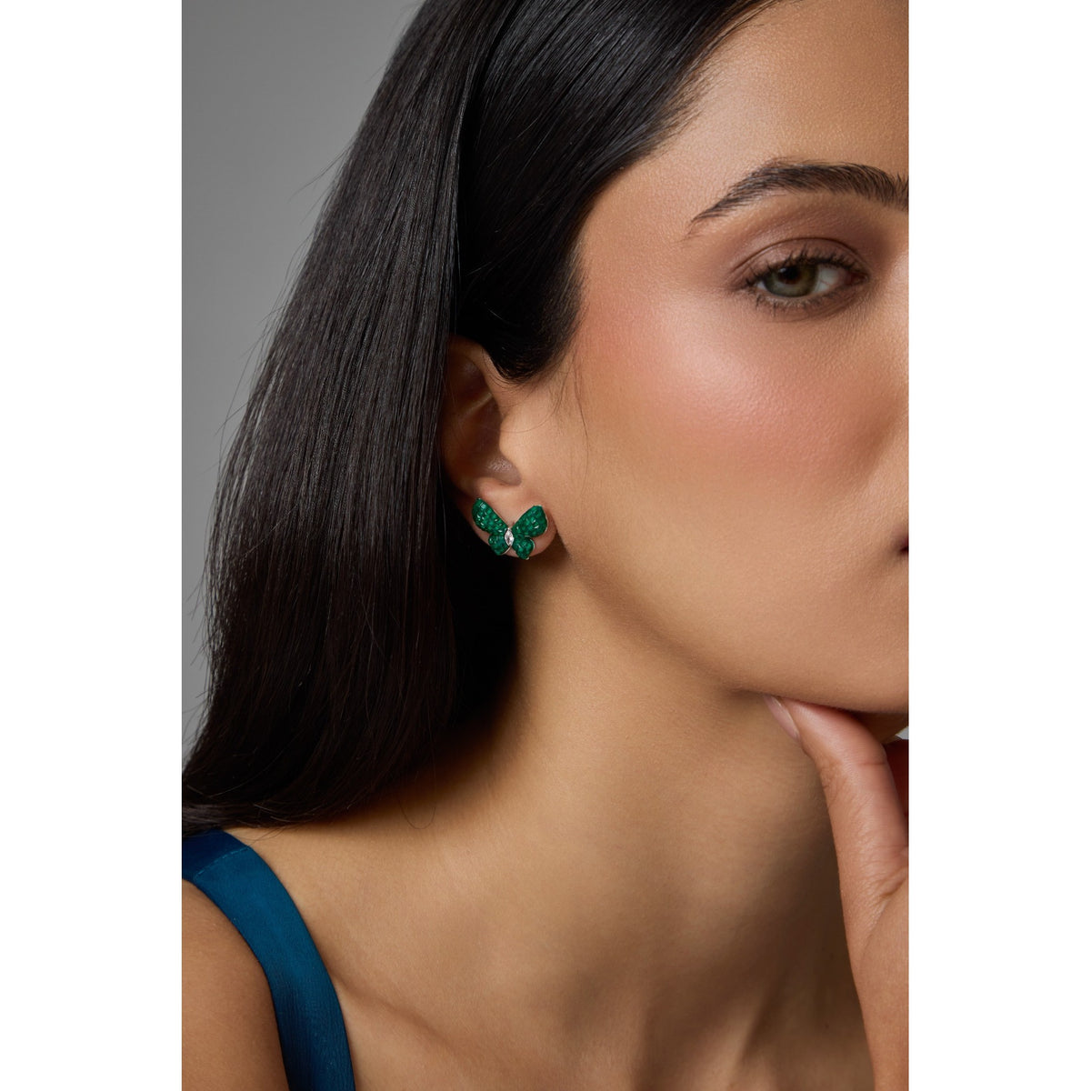 Verde Flutter Studs