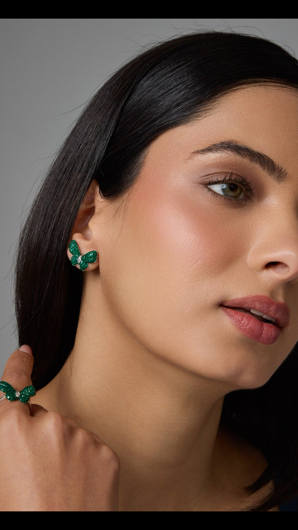 Verde Flutter Studs