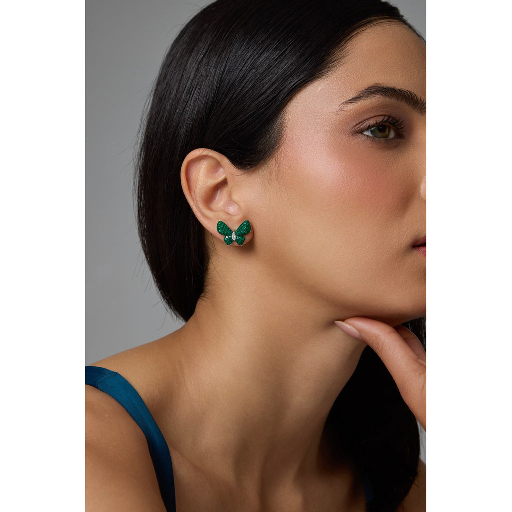Verde Flutter Studs