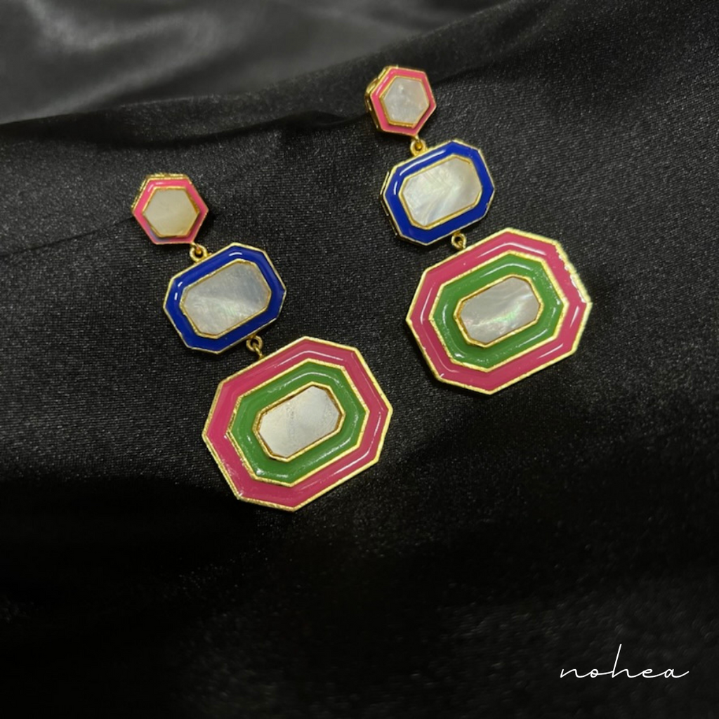 Candy Enamel Drop Earrings