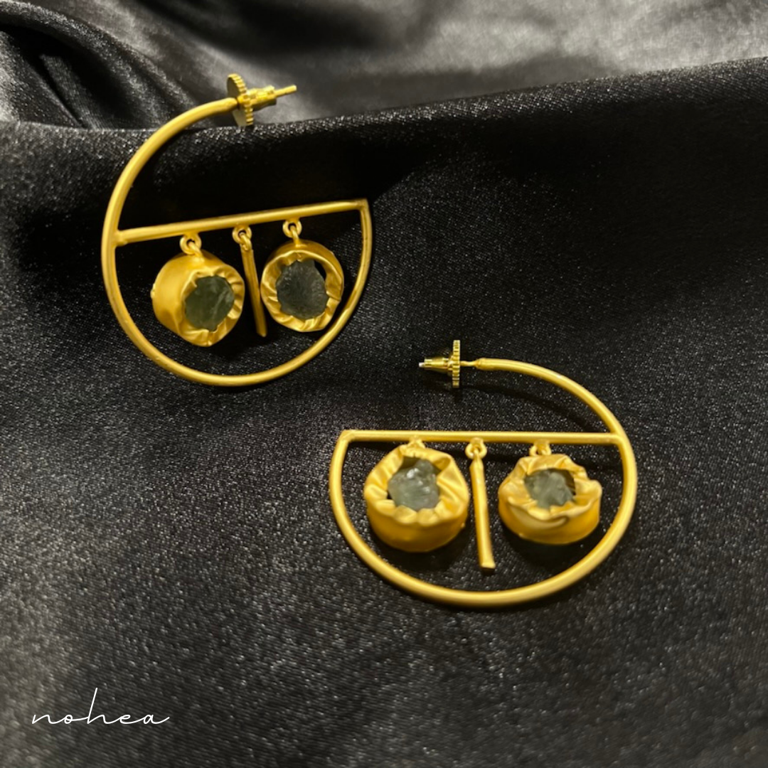 Aine Druzy Stone Earrings