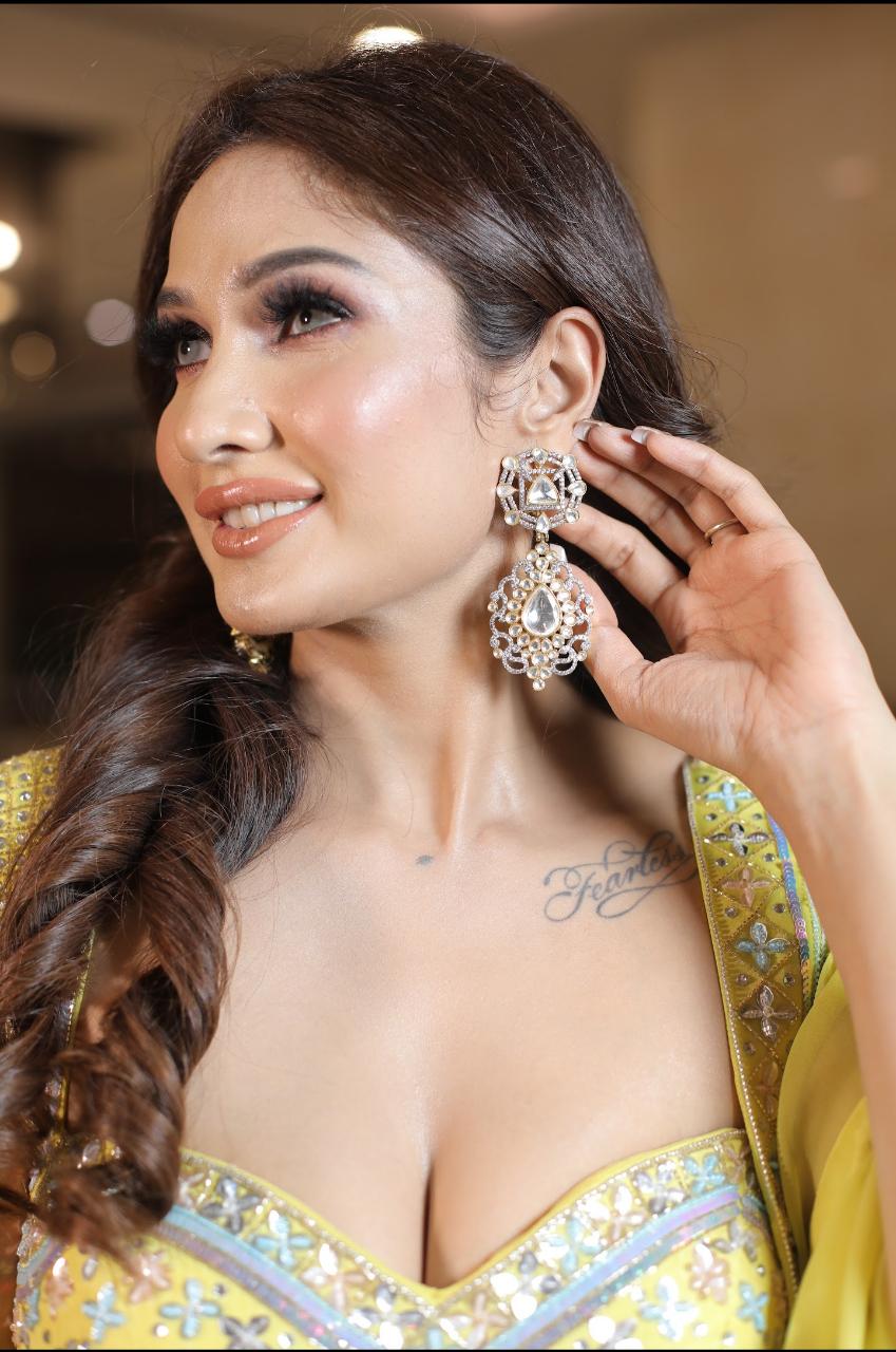 Siya Polki Kundan Set
