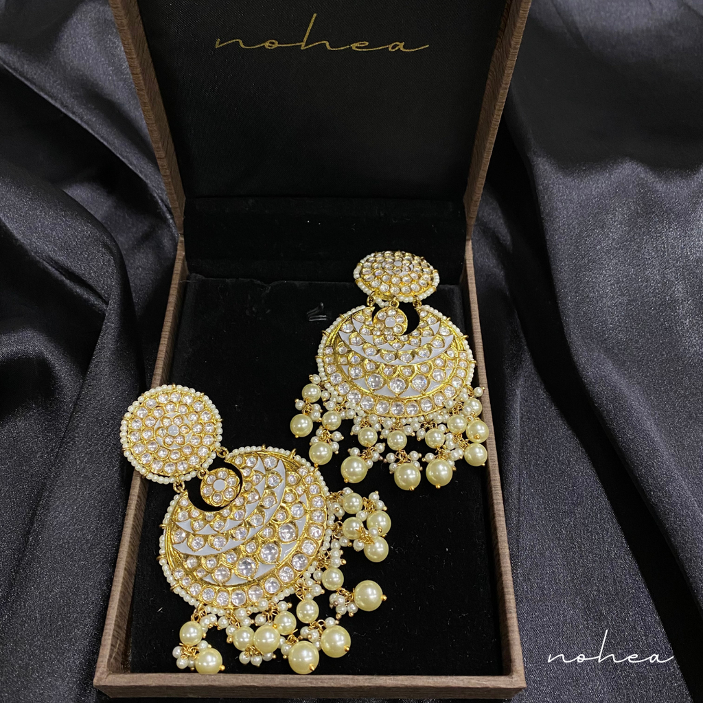 Nargis Polki Kundan Earrings