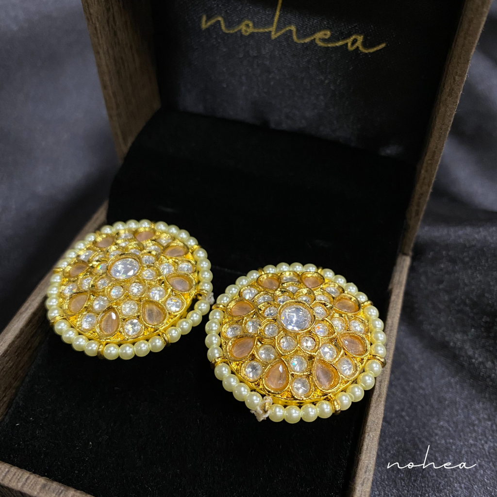 Winona Kundan Studs